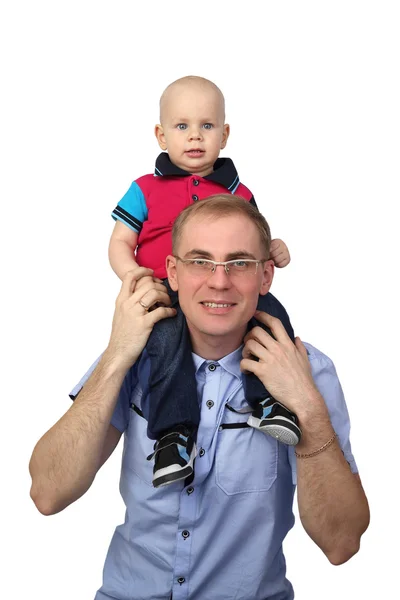 Vader met zoon — Stockfoto