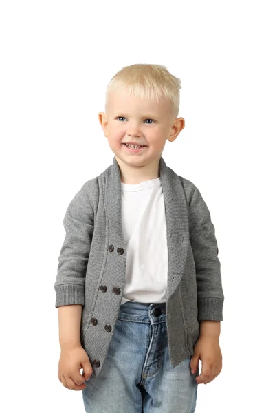 Cute little boy smiling — Stock Photo, Image