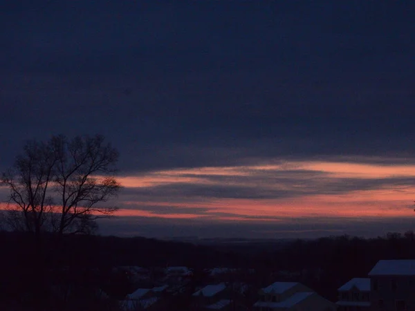 Salida Del Sol Sobre Montaña Glastonbury — Foto de Stock