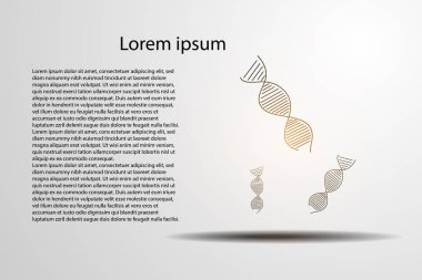 teknoloji bilim Dna üzerinde Merhaba teknik gri arka plan kavramı