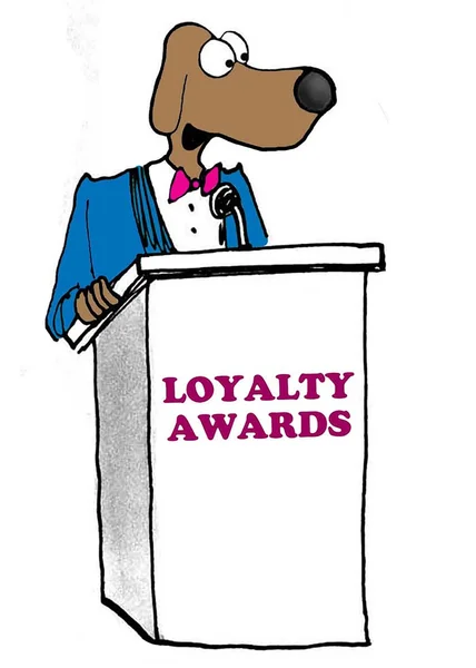 Vann utmärkelsen lojalitet — Stockfoto
