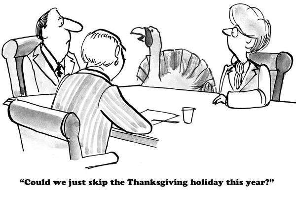 Skip Thanksgiving Holiday — Stock Photo, Image
