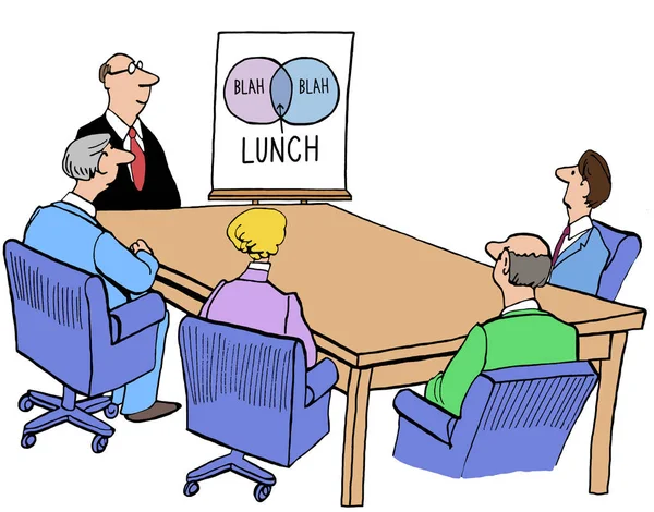 Blah Blah, Long Meeting — Stock Photo, Image