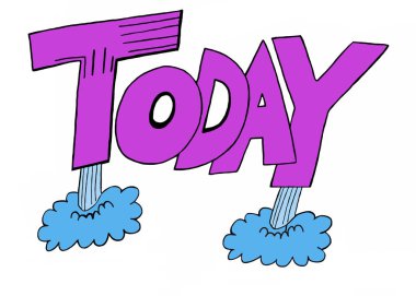 The word 'today' 