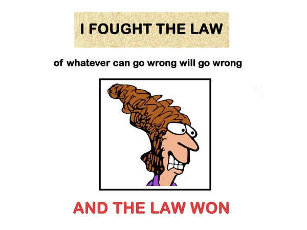 The Law Won — Stock Photo, Image