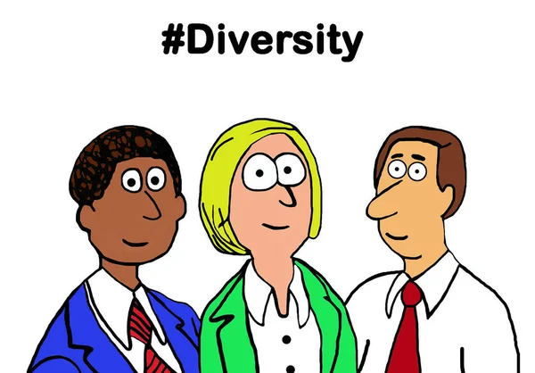 Hashtag about Diversity — Stock Photo, Image