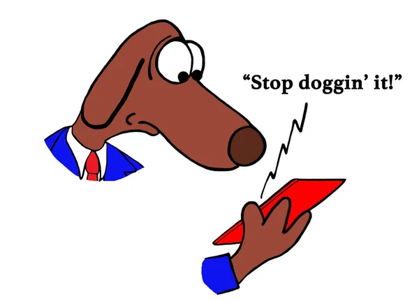 Stop Doggin' It — Stock Photo, Image