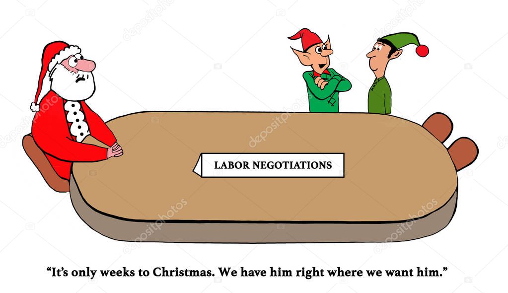 Labor Negotiation with Santa Claus