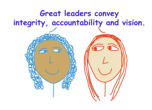 Desenhos Animados Coloridos Duas Mulheres Negócios Etnicamente Diversas Sorrindo Afirmando — Fotografia de Stock