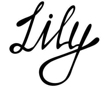 Lily adı yazı