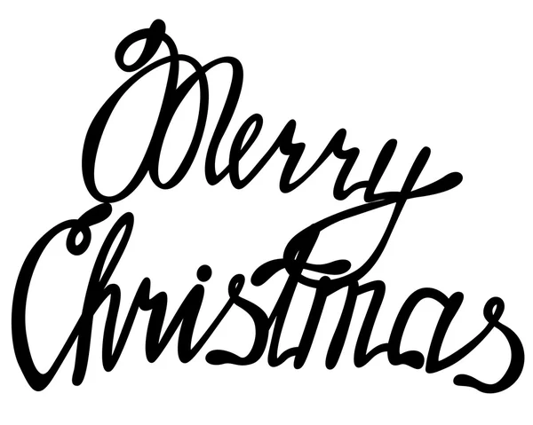 Joyeux Noël lettrage — Image vectorielle