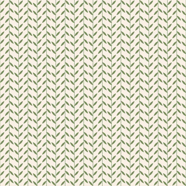 Простой узор с листьями винтажные — стоковый вектор