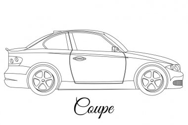 Coupe araba vücut tipi anahat