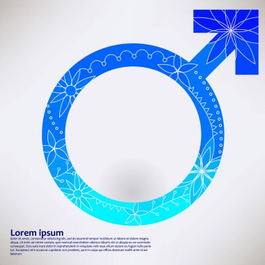 Adam işareti geçiş renkli arka plan