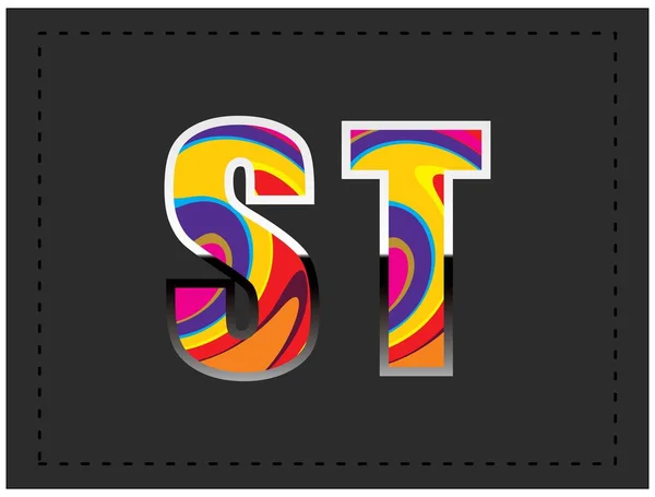 Set di caratteri tipografici — Vettoriale Stock