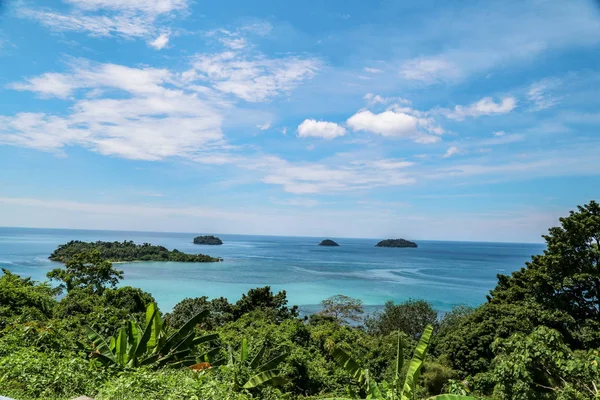 Hermosa Panorámica Koh Chang Island Vista Desde Punto Vista Kai — Foto de Stock