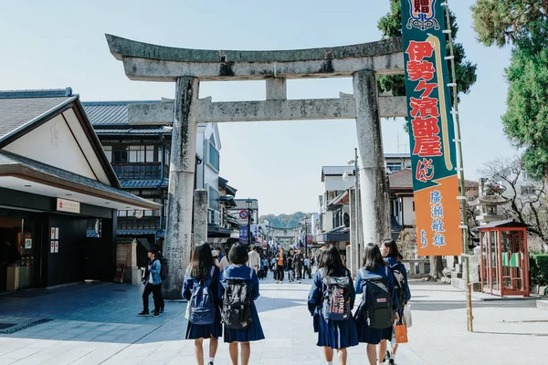 Dazaifu Fukuoka Japón Noviembre 2019 Santuario Dazaifu Tenmangu También Está — Foto de Stock