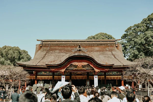 Dazaifu Fukuoka Japón Noviembre 2019 Santuario Dazaifu Tenmangu También Está — Foto de Stock