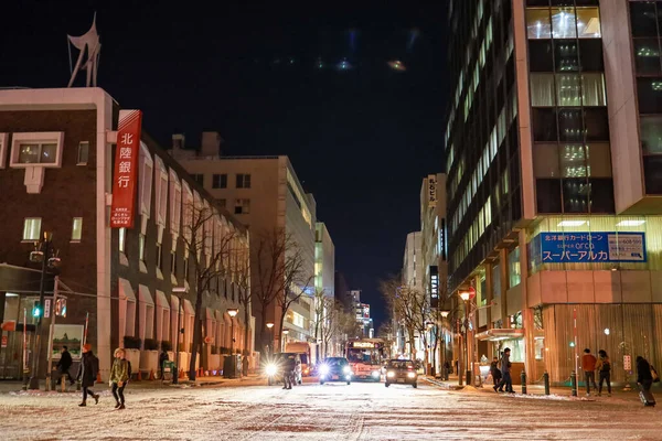 Odori Park Sapporo Hokkaido Japan December 2019 Odori Park Tijdens — Stockfoto