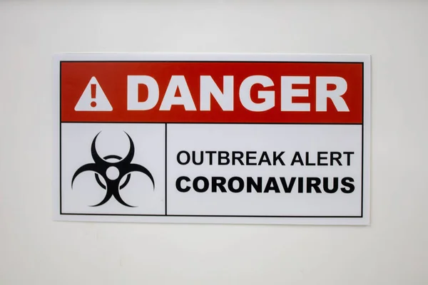Covid19 Території Коронавірусної Інфекції Ніякого Попередження Про Спалах Нового Вірусу — стокове фото