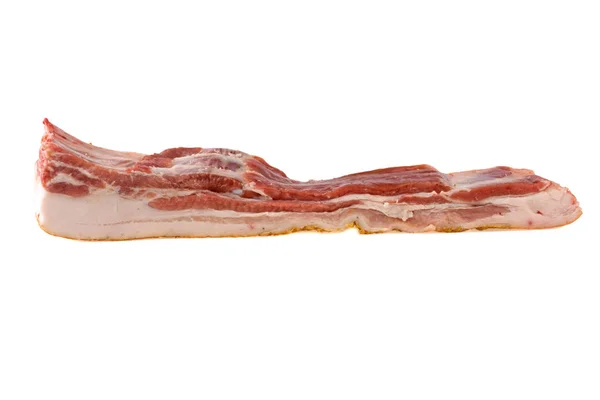 Bacon Isolated White Background — Stock Photo, Image