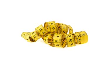 Beyaz arka plan üzerinde izole santimetre