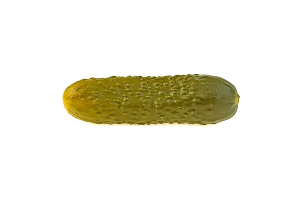 Pickles Komkommer Geïsoleerd Witte Achtergrond — Stockfoto