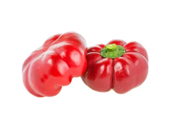 Pimiento Rojo Sobre Fondo Blanco — Foto de Stock