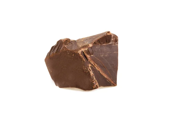 Chocolat Isolé Sur Fond Blanc — Photo