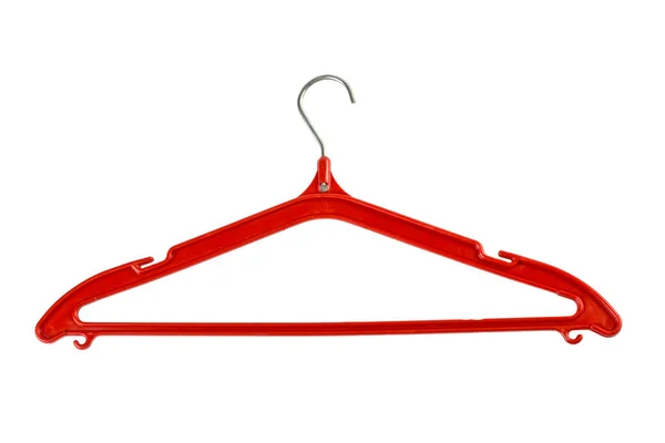 Trempel Plastic Hanger White Background — Stock Photo, Image