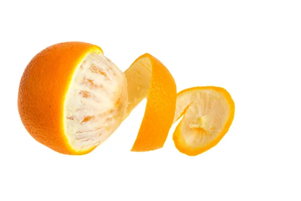 Orange on white background — Stock Photo, Image