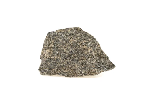 Piedra, granito aislado sobre fondo blanco — Foto de Stock