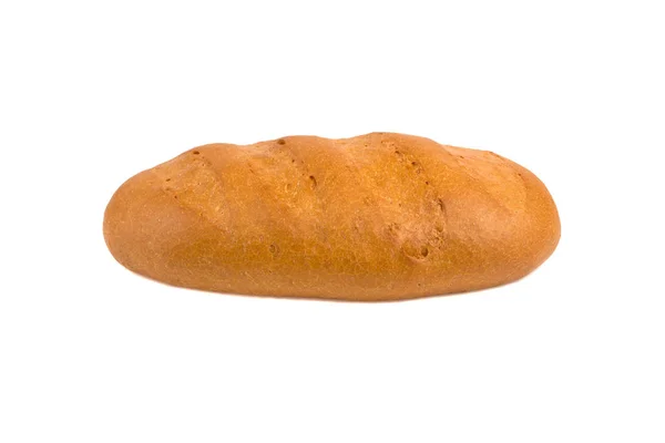 Vitt bröd isolerad på vit bakgrund — Stockfoto