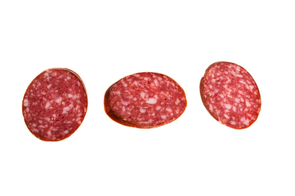 Sausage Serverlat White Background — Stock Photo, Image