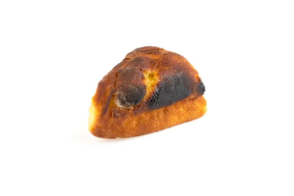 Burned Patty Fundal Alb — Fotografie, imagine de stoc