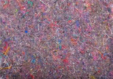 Keçe arka plan farklı renkteki sıkıştırılmış bir thread'dir