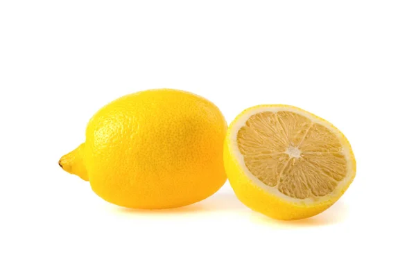 Citron Isolé Sur Fond Blanc — Photo