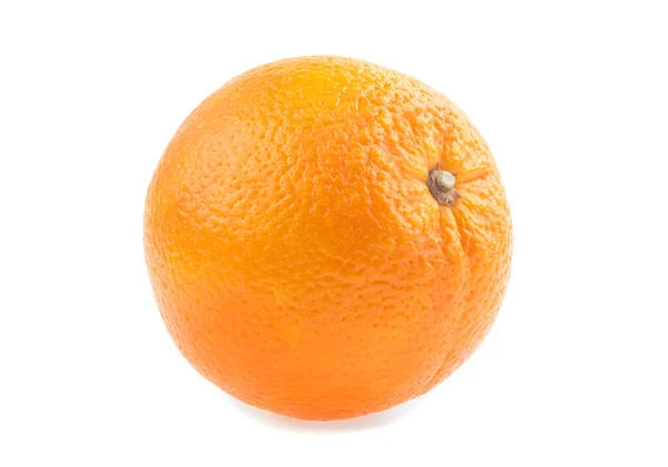 Oranje Een Witte Achtergrond Geïsoleerd — Stockfoto