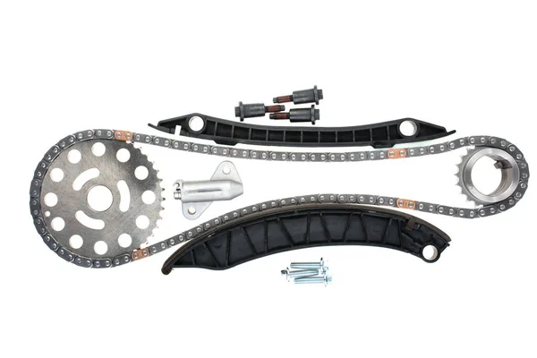 motor zamanlama kiti beyaz arkaplanda izole edildi