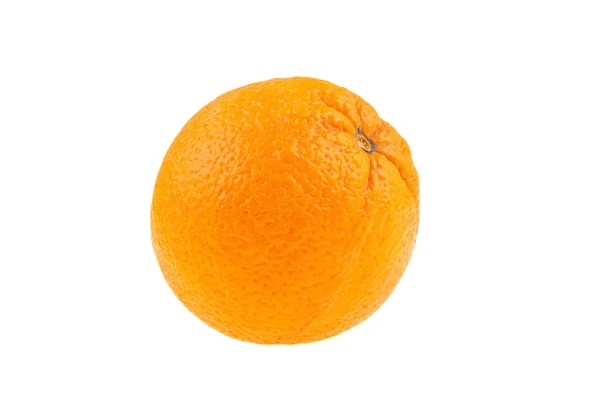 Oranje Een Witte Achtergrond Geïsoleerd — Stockfoto