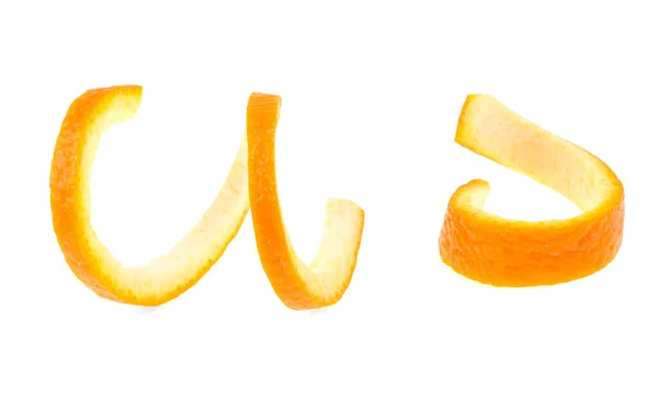 turuncu tat, beyaz arkaplanda spiral, izole edilmiş..