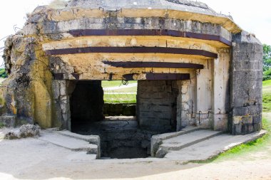 Harap Almanca Bunker, Pointe du Hoc, Normandy, Fransa