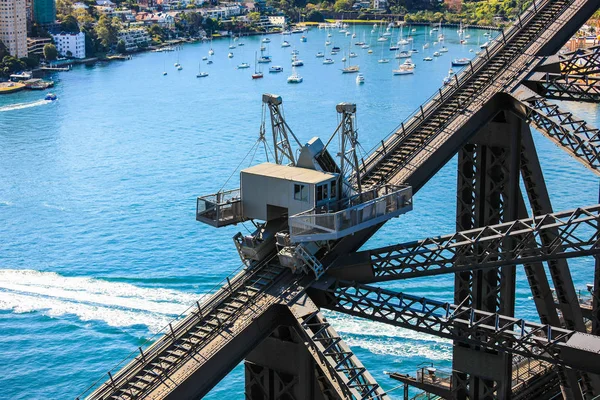 Werk kraan, Sydney Harbour Bridge — Stockfoto