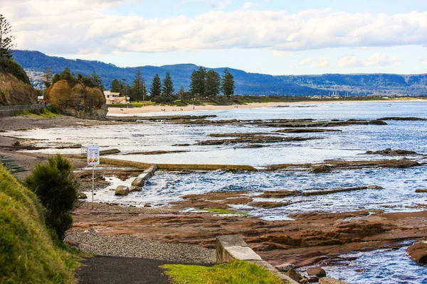 Tidal Rock Pools, Wollongong, Austrália — Fotografia de Stock