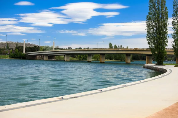 Λίμνη Burley Griffin, Καμπέρα, Αυστραλία Εικόνα Αρχείου