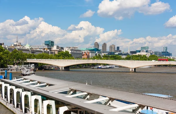 Rivier Thames, Londen, Engeland — Stockfoto