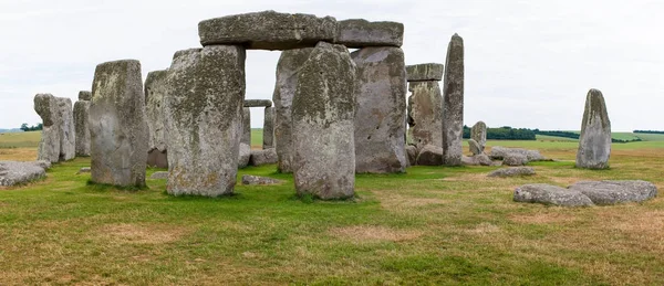 Stonehenge Salisbury Anglia Neolit Emlékmű Készült Nagy Kövek Meghatározott Kör — Stock Fotó