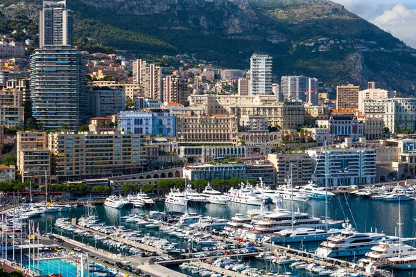 Puerto Puerto Hercule Monte Carlo Mónaco Riviera Francesa — Foto de Stock
