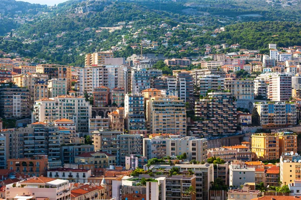 Apartamentos Edificios Colina Con Vistas Port Hercule Puerto Mónaco Sur — Foto de Stock