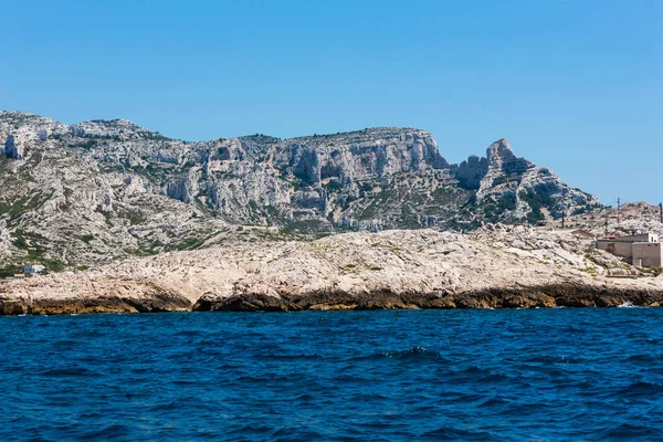 Calanques National Park, mountainous coastline in south France near Marseille